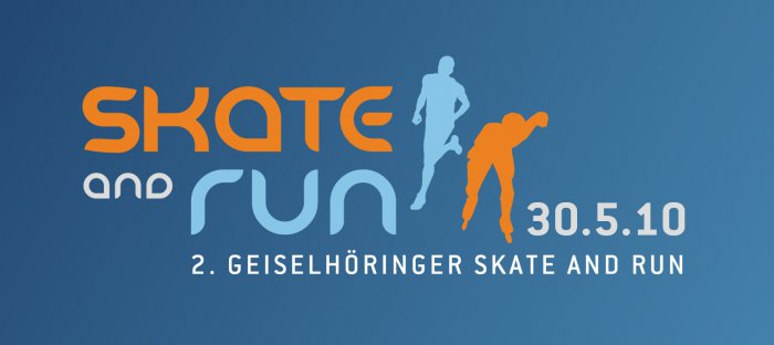 Skate and run - Logo